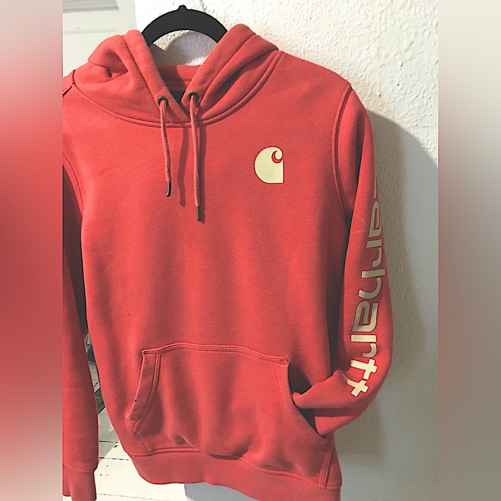 Womens Carhartt Hoodie Pull Over Medium